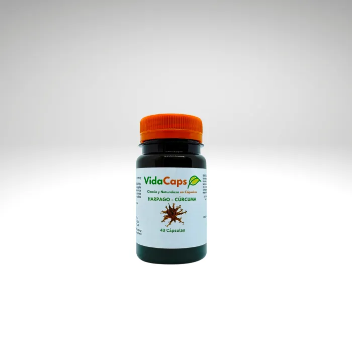 Complemento a base de extractos secos de Harpago y Cúrcuma
HARPAGO Extracto seco estandarizado de Raíz de Harpagophytum procumbe