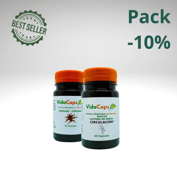 Refuerza el bienestar de tus piernas con VidaCaps Circulación y contribuye a una correcta salud articular y muscular con VidaCap